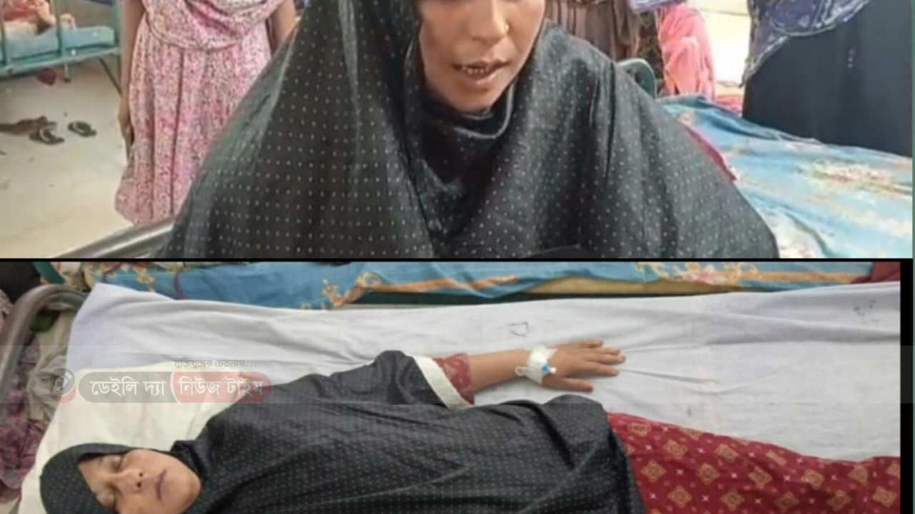 গাইবান্ধায় যৌতুকের দাবিতে গৃহবধূকে হত্যার চেষ্টা ও থানায় অভিযোগ