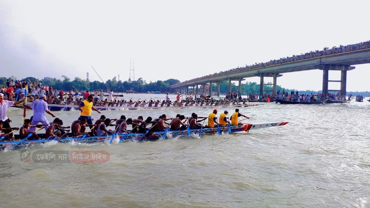 ঐতিহাসিক বাঘাবাড়ী ঘাট নৌ-বন্দরে অনুষ্ঠিত হতে যাচ্ছে বাংলাদেশের জাতীয় পর্যায়ে সবচেয়ে বড় নৌকা বাইচ প্রতিযোগিতা ২০২৫।