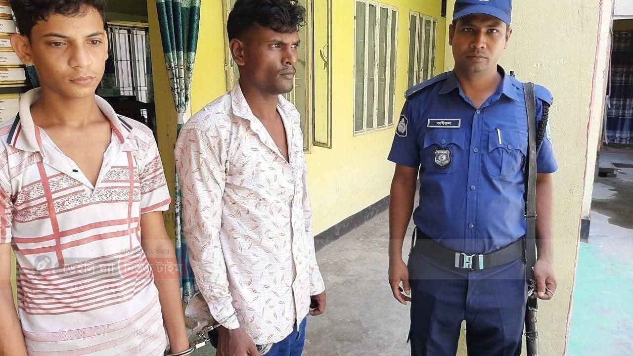 সাদুল্লাপুরে অটো ভ্যান ছিনতাইয়ের চেষ্টা, জনতার হাতে আটক ২, পুলিশে সোপর্দ 