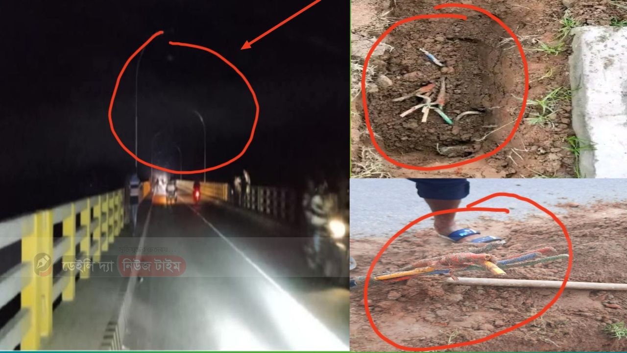 উদ্বোধন হতে না হতে, চুরি, মাওলানা ভাসানী  সেতুর বিদ্যুৎ সংযোগ বিচ্ছিন্ন, ক্যাবল চুরি, 