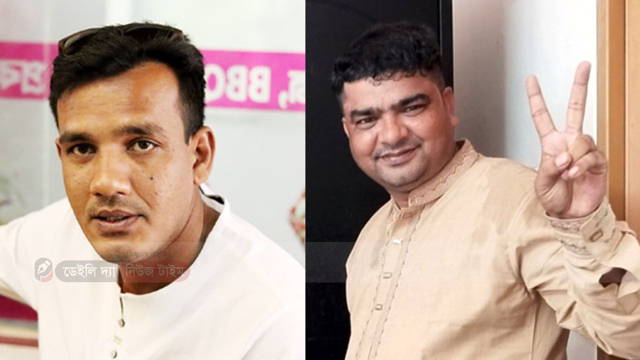 সালথা প্রেসক্লাবের সভাপতি নাহিদ ও সম্পাদক সাইফুল