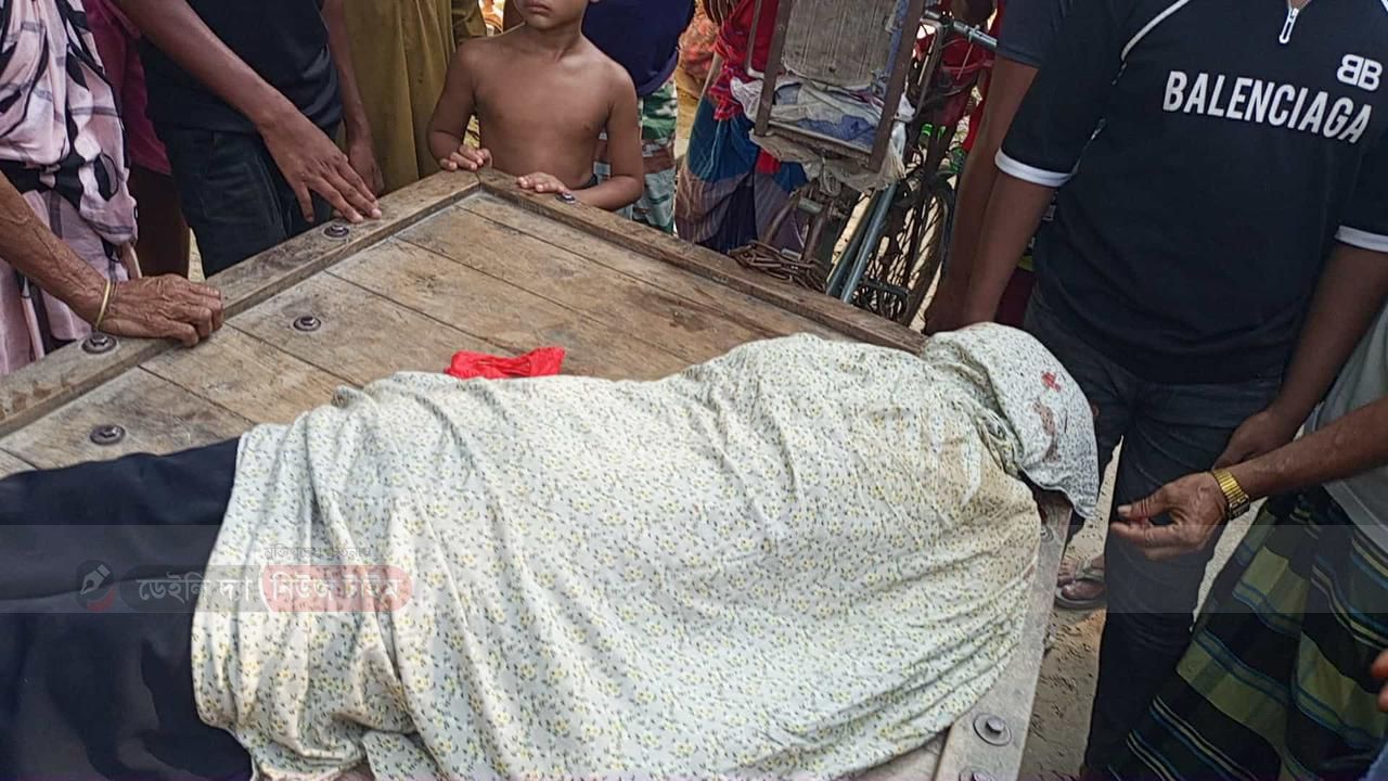 সালথায় নাতনিকে মাদ্রাসায় এগিয়ে দিয়ে ফেরার পথে সড়কে প্রাণ গেল দাদির