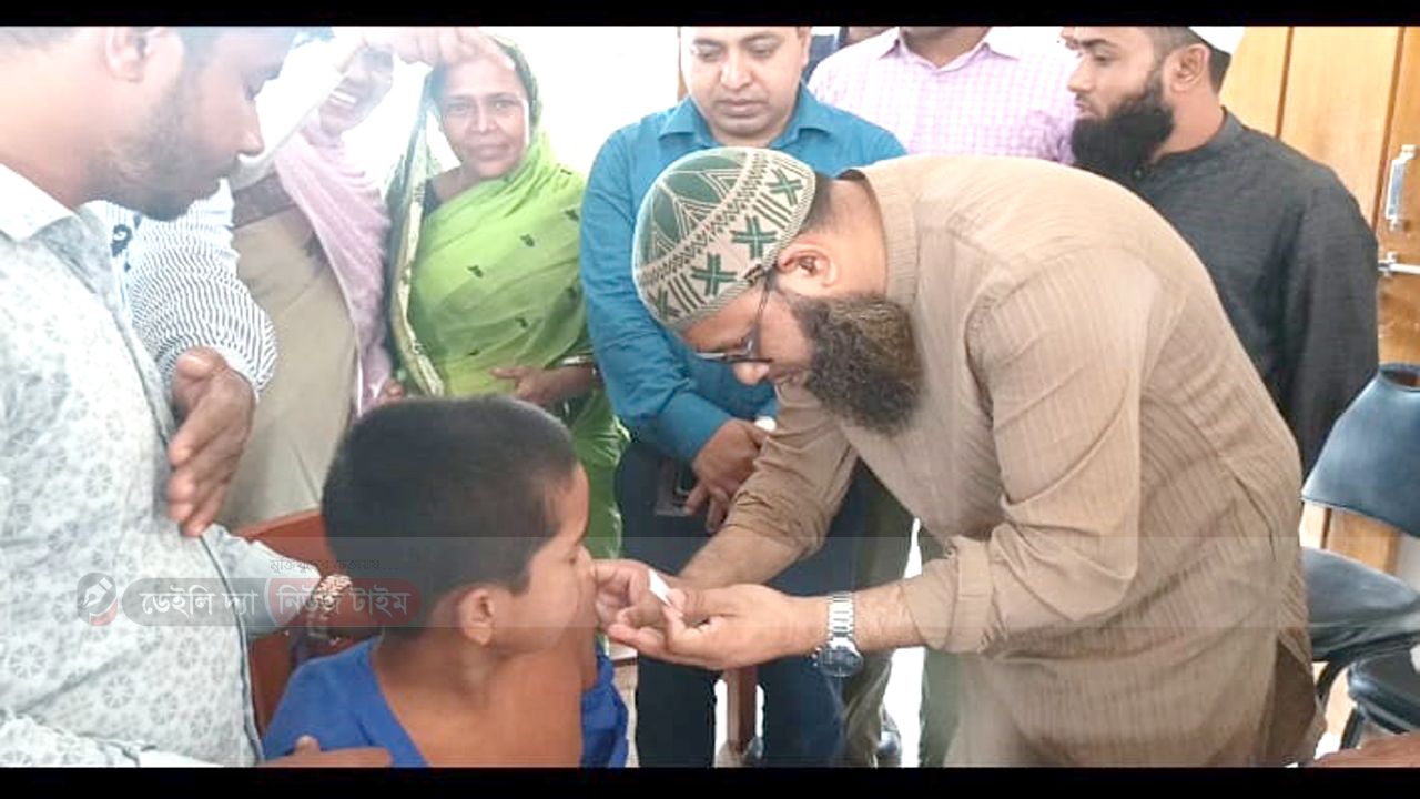 সালথায় টাইফয়েড টিকাদান ক্যাম্পেইনের শুভ উদ্বোধন