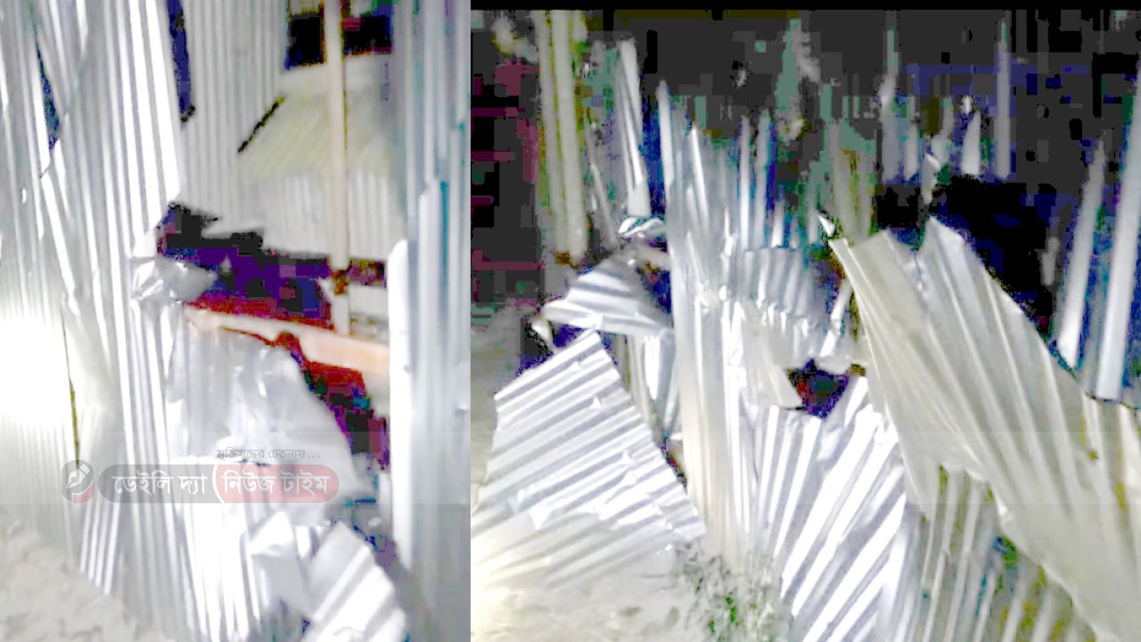 সালথায় জমিতে সেচ দেওয়া নিয়ে দুই পক্ষের সংঘর্ষে আহত- ১০: বাড়িঘর ভাঙচুর