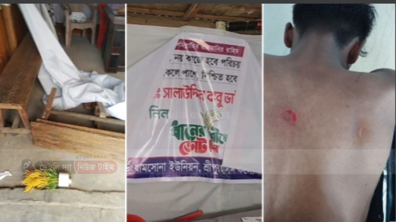 আশুলিয়ায় নির্বাচনী ব্যানার নিয়ে বিএনপির দুই গ্রুপের সংঘর্ষ