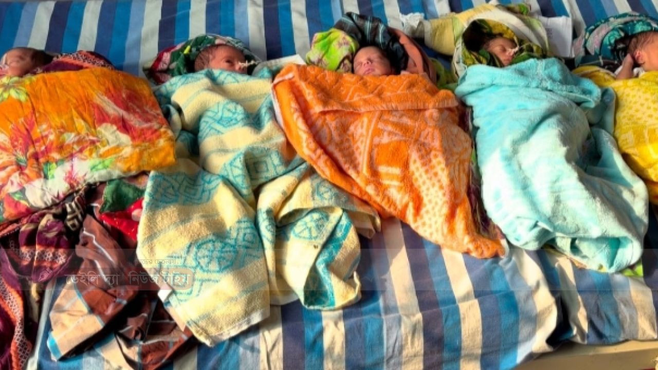 গাজীপুরের কাপাসিয়ায় এক মায়ের ৫ সন্তান প্রসব