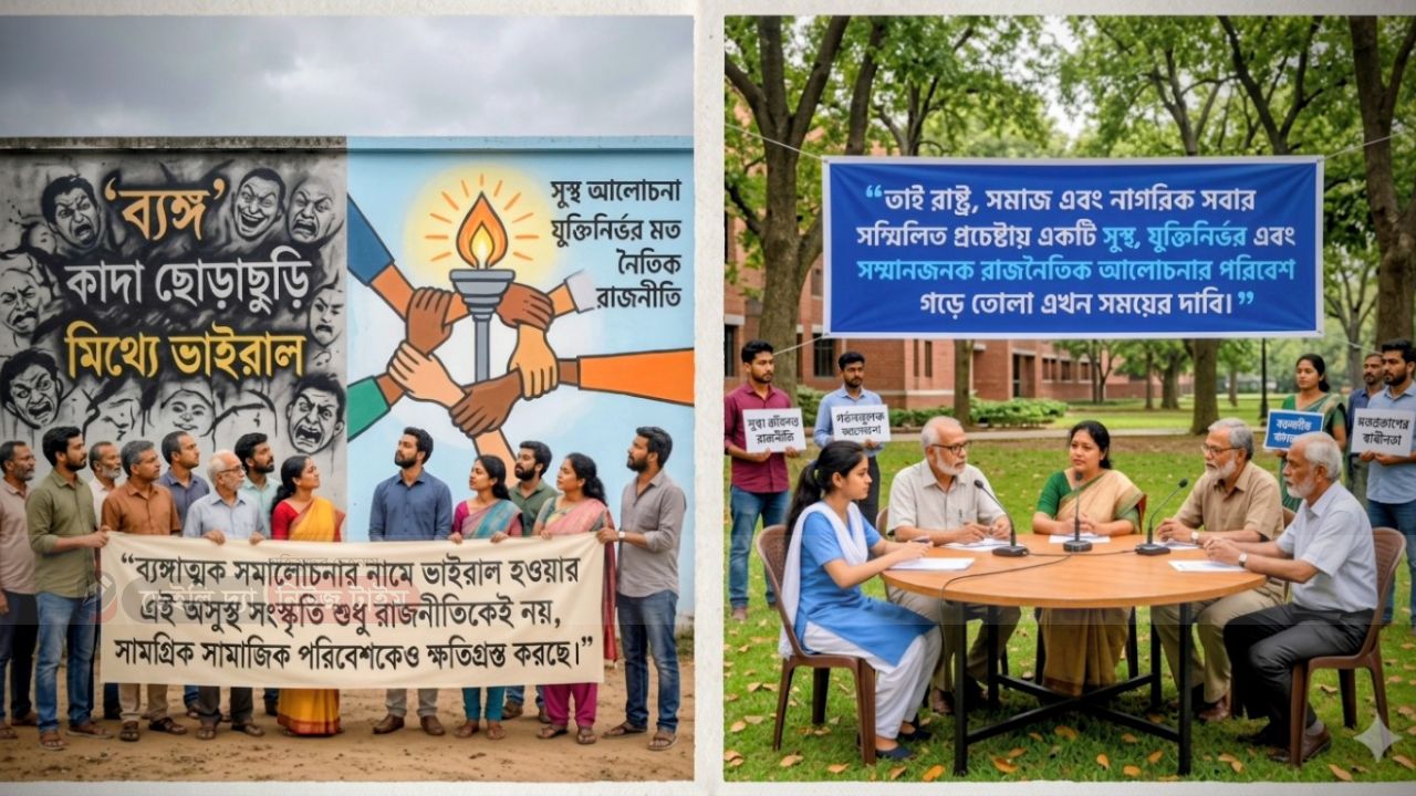 ব্যঙ্গাত্মক সমালোচনার নামে ভাইরাল হওয়ার অপসংস্কৃতি নির্মূলে রাষ্ট্র ও সমাজের দায়িত্ব কি?