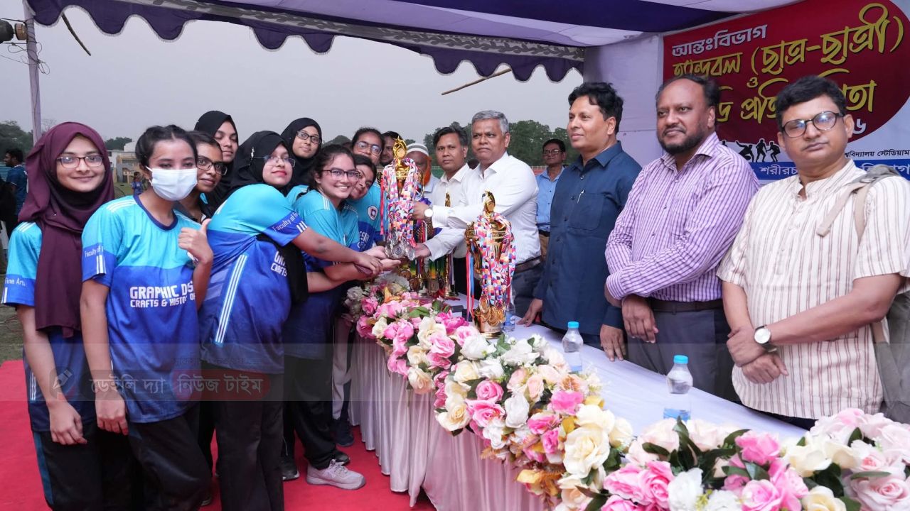 রাবিতে আন্তবিভাগ হ্যান্ডবল ও কাবাডি প্রতিযোগিতার ফাইনাল অনুষ্ঠিত