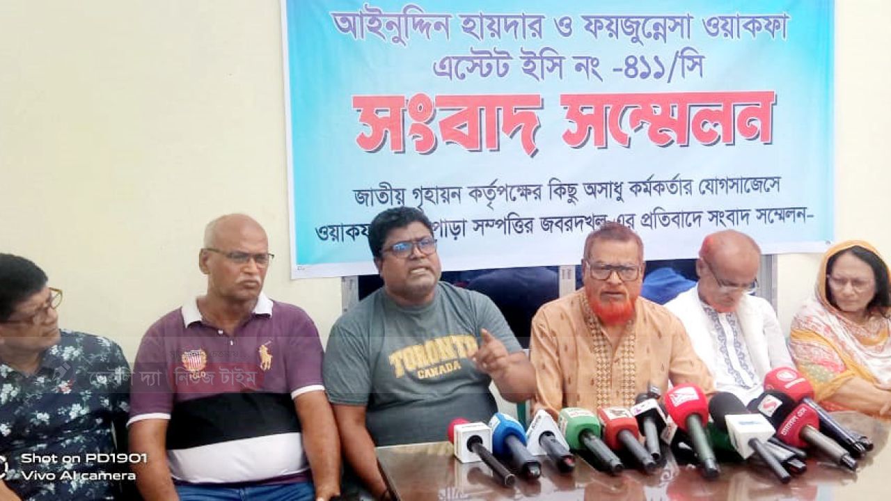 মিরপুরে ওয়াকফা এস্টেটের জমি দখলের অভিযোগ: আদালতের স্থিতাবস্থা অমান্য করে নির্মাণকাজ