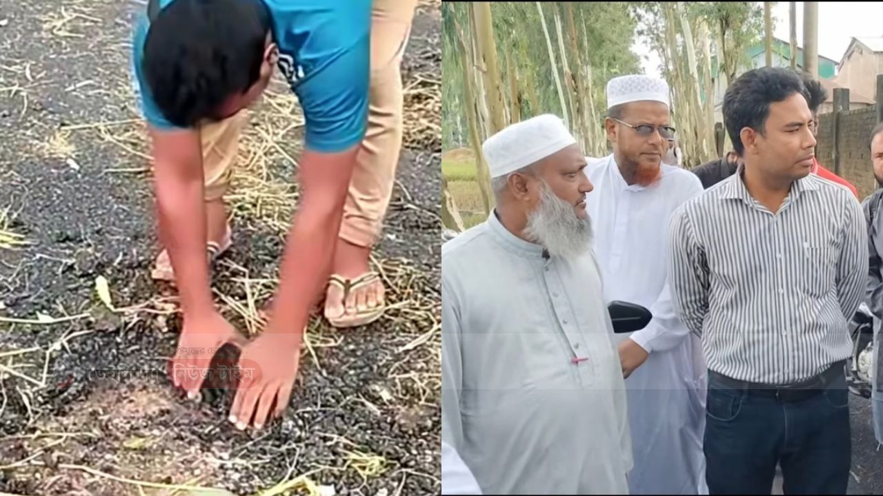 কাজ শেষ হতেই ভাঙছে রাস্তা: নাগেশ্বরীতে নিম্নমানের নির্মাণকাজে ক্ষোভ, অনিয়মের তথ্য পেলেন এমপি