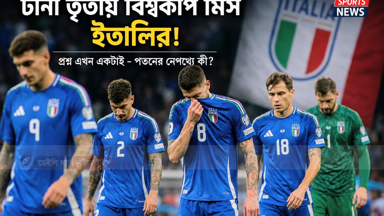 কেন চারবারের বিশ্বচ্যাম্পিয়ন ইতালি বিশ্বকাপ খেলতে ব্যর্থ?